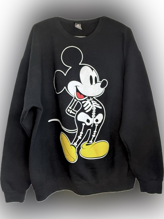 Disney Other - Disney Mickey Mouse Skeleton Sweatshirt Adult Size XL